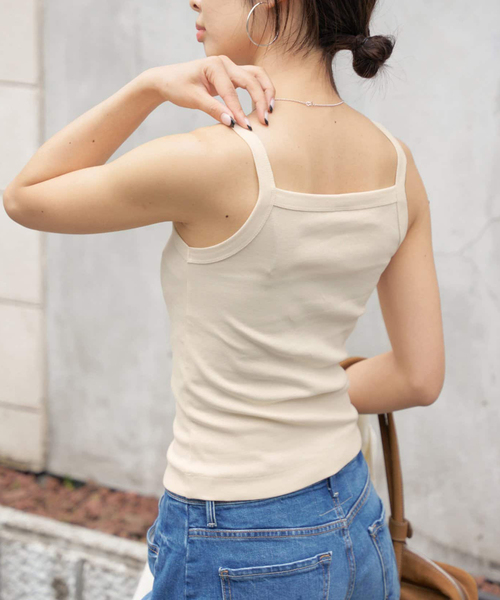 IENA(イエナ)の「FLORE FLORE/フローレフローレ MAY CAMI キャミソール(キャミソール・レディース・バーガンディー/ブラック/ベージュ・FREE)」の13枚目の写真