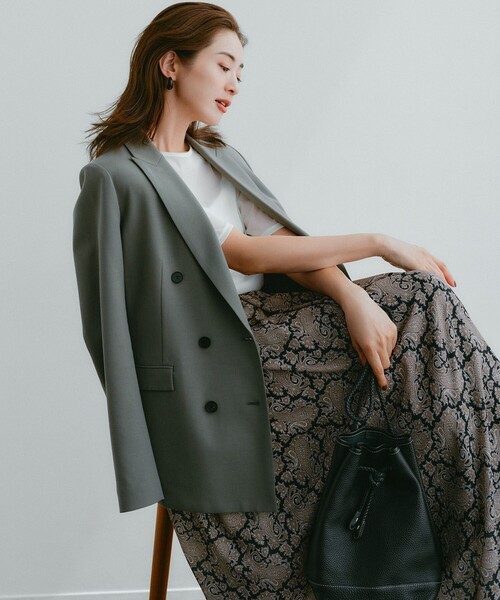 23区 S(ニジュウサンクチイサイサイズ)の「【洗える】Ratti ヴィンテージペイズリープリント スカート(スカート・レディース・ブルー系5/ブラック系5・32/30)」の19枚目の写真
