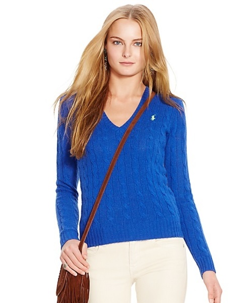 POLO RALPH LAUREN - 人気のローレン ラルフローレンから、ウールブレンド リブ Vネック セーター LAUREN RALPH LAUREN（ローレン ラルフ ローレン）の「ウール
