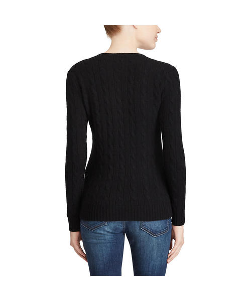 POLO RALPH LAUREN（ポロ ラルフ ローレン）の「ウール ブレンド Vネック セーター（ニット/セーター・レディース・レッド/ブラック/ブルー・X-LARGE/X-SMALL/SMALL/MEDIUM/LARGE）」の20枚目の写真