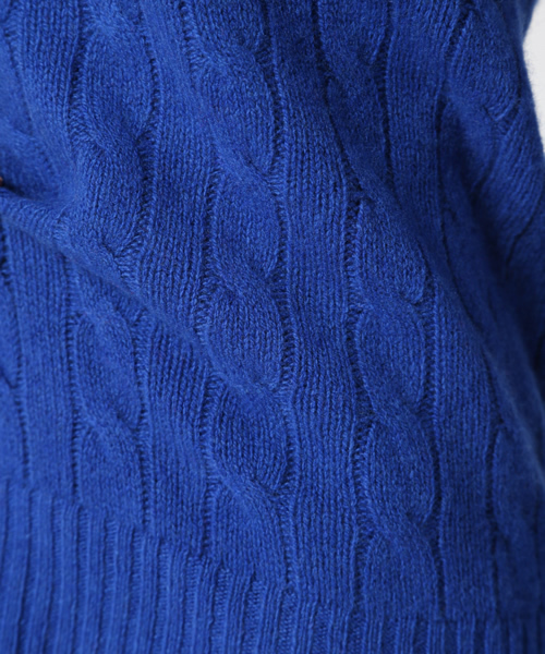 POLO RALPH LAUREN（ポロ ラルフ ローレン）の「ウール ブレンド Vネック セーター（ニット/セーター・レディース・レッド/ブラック/ブルー・X-LARGE/X-SMALL/SMALL/MEDIUM/LARGE）」の12枚目の写真