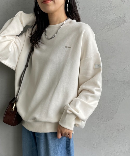 TATRAS/タトラス] 別注 LANIS ワンポイントロゴ クルーネック