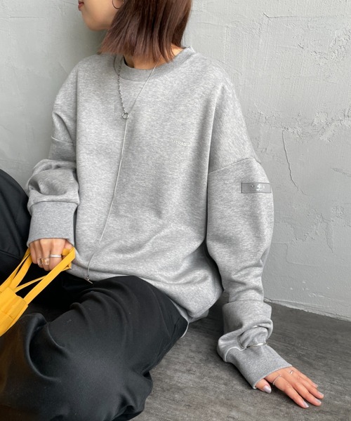 TATRAS/タトラス] 別注 LANIS ワンポイントロゴ クルーネック