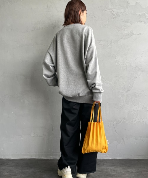 TATRAS/タトラス] 別注 LANIS ワンポイントロゴ クルーネック