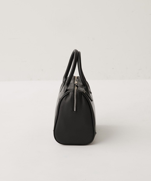 COLLAGE GALLARDAGALANTE（コラージュガリャルダガランテ）の「軽量ミニボストンレザーバッグ/WEB限定（ボストンバッグ・レディース・モカ/ブラック・FREE）」の22枚目の写真