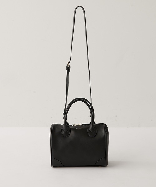 COLLAGE GALLARDAGALANTE（コラージュガリャルダガランテ）の「軽量ミニボストンレザーバッグ/WEB限定（ボストンバッグ・レディース・モカ/ブラック・FREE）」の17枚目の写真