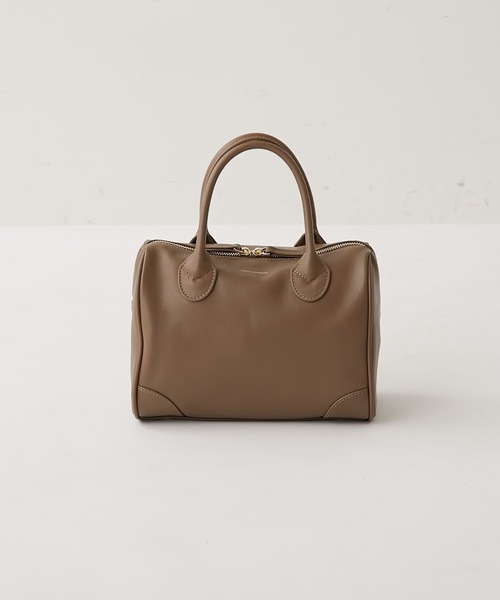 COLLAGE GALLARDAGALANTE（コラージュガリャルダガランテ）の「軽量ミニボストンレザーバッグ/WEB限定（ボストンバッグ・レディース・モカ/ブラック・FREE）」の16枚目の写真