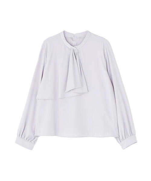 NATURAL BEAUTY BASIC（ナチュラルビューティーベーシック）の「◇アシメラッフルボウブラウス（シャツ/ブラウス・レディース・ラベンダー/ブラウン/オフホワイト・SMALL/MEDIUM）」の14枚目の写真