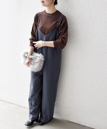 サロペット・オーバーオール・オールインワン meer. STRAP PANTS/GRY サロペット・オーバーオール・オールインワン meer. STRAP PANTS