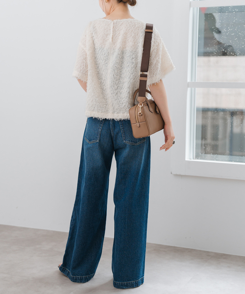 Spick & Span（スピックアンドスパン）の「フェザーTブラウス（シャツ