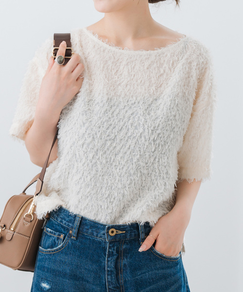 Spick & Span（スピックアンドスパン）の「フェザーTブラウス（シャツ