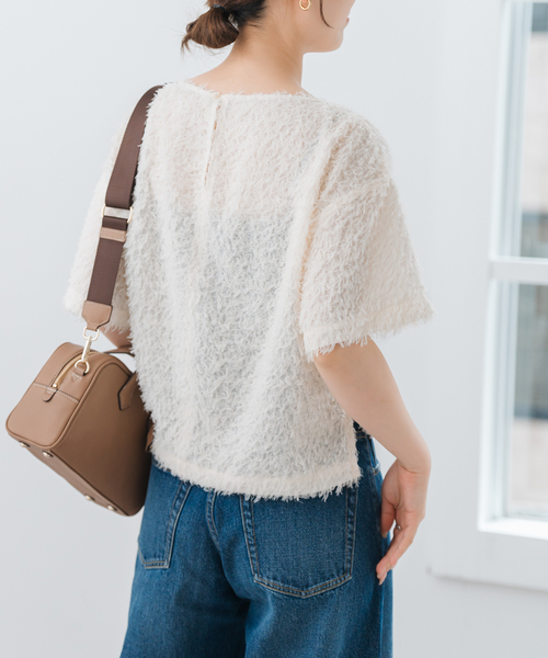 Spick&Span フェザーTブラウス Spick & Span（スピックアンドスパン）の「フェザーTブラウス（シャツ