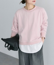 PUAL CE CIN（ピュアルセシン）の「裏起毛ショートプルオーバー（スウェット）」