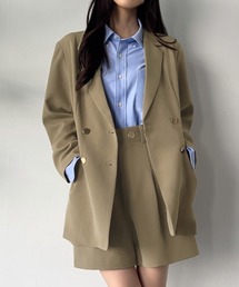 金ボタン」に該当するジャケット/アウター（ベージュ系）ファッション