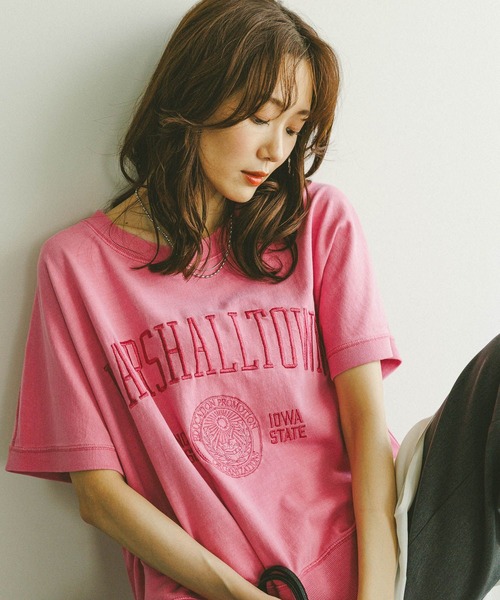 セール】ピグメントカレッジプルオーバー/581155（Tシャツ/カットソー