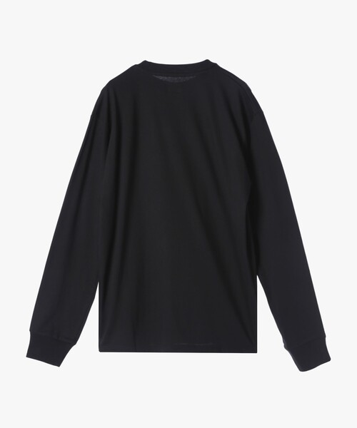 agnes b.(アニエスベー)の「メンズ アイコニック プリント 長袖 Tシャツ "Lezard"(Tシャツ/カットソー・メンズ・ブラック・2/3/1)」の2枚目の写真