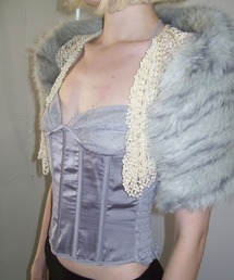 90`s Glossy Corset Top