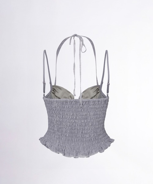 SCULPTOR(スカルプター)の「90`s Glossy Corset Top(その他トップス・レディース・グレー・SMALL/MEDIUM)」の4枚目の写真
