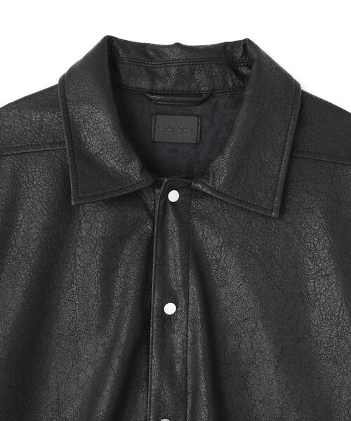 DANKE SCHON（ダンケシェーン）の「DankeSchon/ダンケシェーン/PU LEATHER SHIRTS（シャツ/ブラウス・レディース・ブラック・L/M）」の16枚目の写真