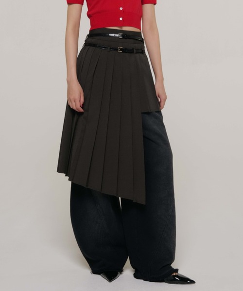 JOSE MOON（ジョゼムーン）の「SCREW PLEATS SKIRT/スクリュープリーツ