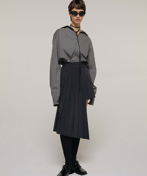 スカート MASU 23SS PLEATS SKIRT SCREW PLEATS SKIRT/スクリュープリーツスカート（スカート