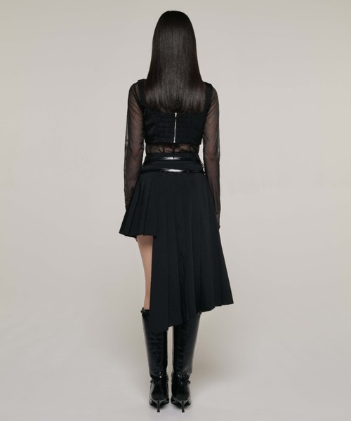 JOSE MOON（ジョゼムーン）の「SCREW PLEATS SKIRT/スクリュープリーツ