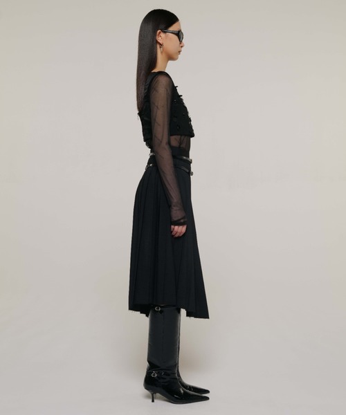 SCREW PLEATS SKIRT/スクリュープリーツスカート（スカート）｜JOSE