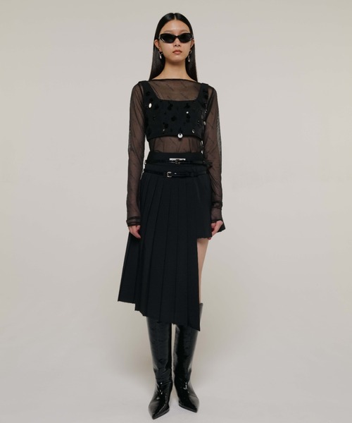 SCREW PLEATS SKIRT/スクリュープリーツスカート（スカート）｜JOSE