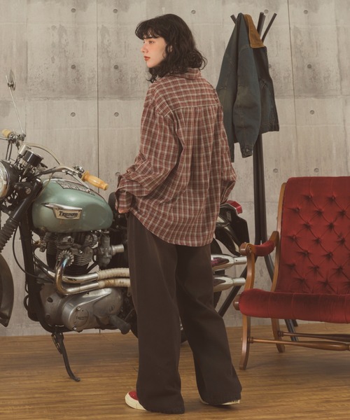 Zooodle Checked Shirt - チェックシャツ - りゅうせい Checked Shirt - チェックシャツ -（シャツ/ブラウス）｜Zooodle