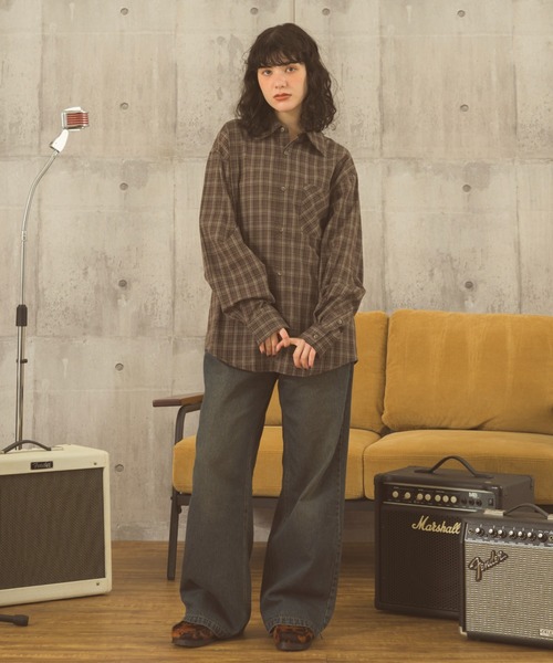 Checked Shirt - チェックシャツ -（シャツ/ブラウス）｜Zooodle