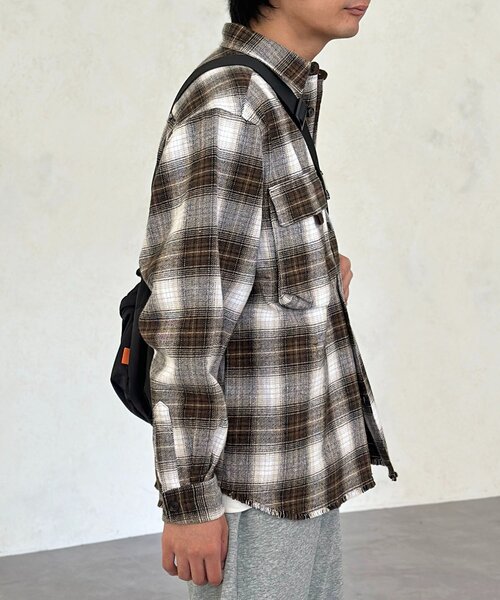 CPCM（シーピーシーエム）の「ヘビーネルフィッシングシャツ（シャツ/ブラウス・レディース・ブラック/レッド/ブラウン/ネイビー・MEDIUM/LARGE）」の12枚目の写真