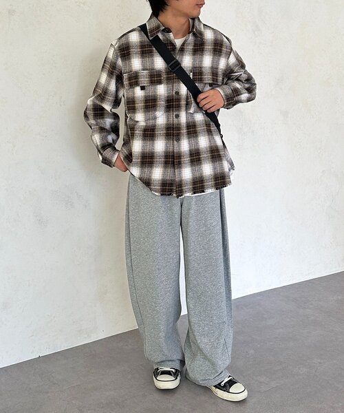 CPCM（シーピーシーエム）の「ヘビーネルフィッシングシャツ（シャツ/ブラウス・レディース・ブラック/レッド/ブラウン/ネイビー・MEDIUM/LARGE）」の15枚目の写真