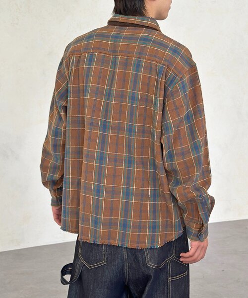 CPCM（シーピーシーエム）の「ヘビーネルフィッシングシャツ（シャツ/ブラウス・レディース・ブラック/レッド/ブラウン/ネイビー・MEDIUM/LARGE）」の19枚目の写真