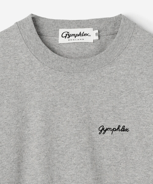 GYMPHLEX(ジムフレックス)の「Gymphlex | キッズ クルーネック 長袖プルオーバー(Tシャツ/カットソー・キッズ・グレー/サックスブルー/アイボリー・125/135/115)」の6枚目の写真