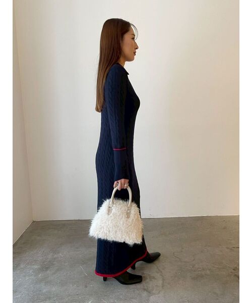 POLO BCSコラボ】ケーブルラインニットワンピース（ワンピース