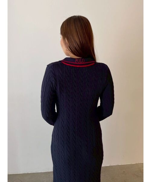 POLO BCSコラボ】ケーブルラインニットワンピース（ワンピース