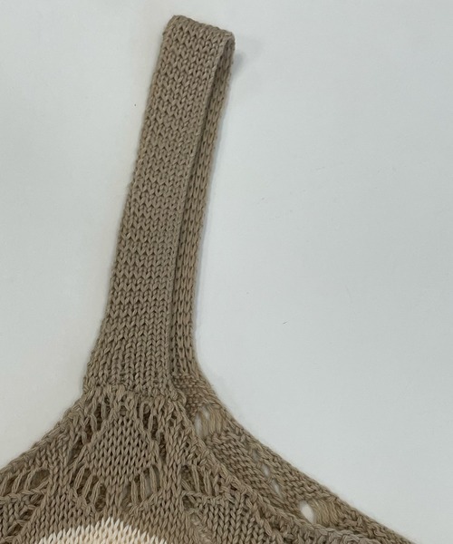 SEN TOKYO（セントーキョー）の「ボーダー アンサンブルニット レイヤード（ニット/セーター・レディース・ブラック/ブラウン/ネイビー・FREE）」の22枚目の写真