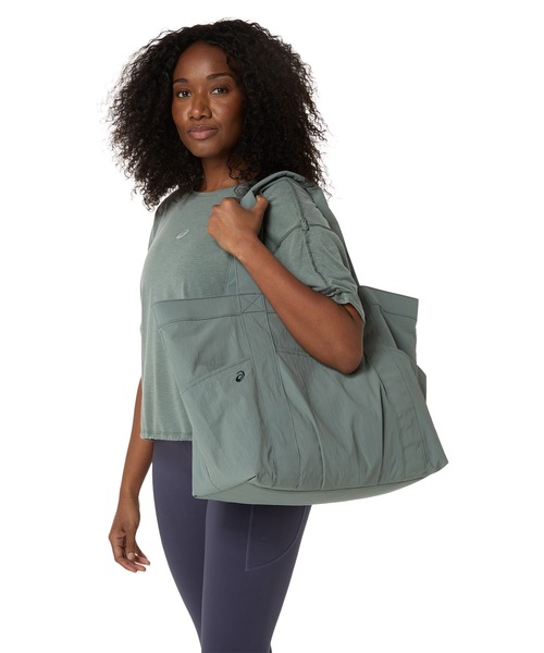 超レア　ASICS スポーツ用バッグ グレー セール】トートバッグ20L（トートバッグ）｜ASICS（アシックス）の