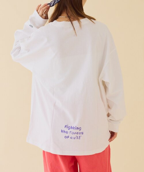 DISCUS(ディスカス)の「【WEB限定】【DISCUS×パワーパフガールズ】BIGロンTEE(Tシャツ/カットソー・レディース・ホワイト/ホワイト系その他/ホワイト系その他2・LARGE/MEDIUM)」の6枚目の写真