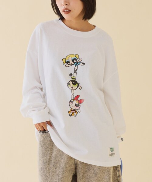 DISCUS(ディスカス)の「【WEB限定】【DISCUS×パワーパフガールズ】BIGロンTEE(Tシャツ/カットソー・レディース・ホワイト/ホワイト系その他/ホワイト系その他2・LARGE/MEDIUM)」の12枚目の写真