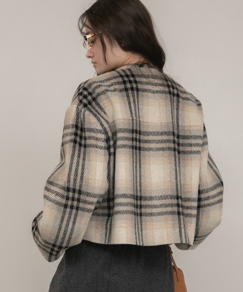 セール】【大人気！HIT ITEM！】【original】リボンタイショートコート