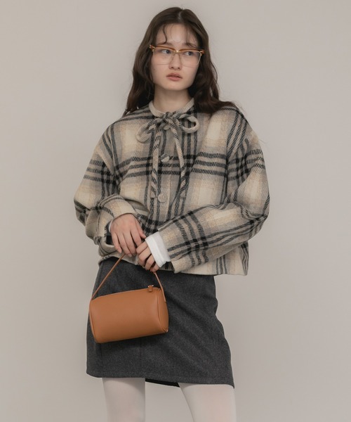 セール】【大人気！HIT ITEM！】【original】リボンタイショートコート