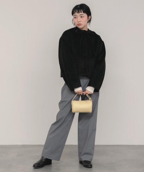 セール】【大人気！HIT ITEM！】【original】リボンタイショートコート