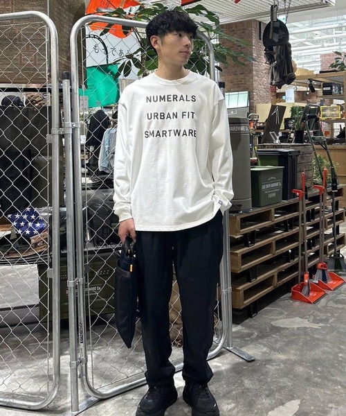 NUMERALS(ヌメラルズ)の「【NUMERALS】ワイドスラックス(スラックス・メンズ・ブラック/ネイビー・LARGE/MEDIUM/SMALL)」の3枚目の写真