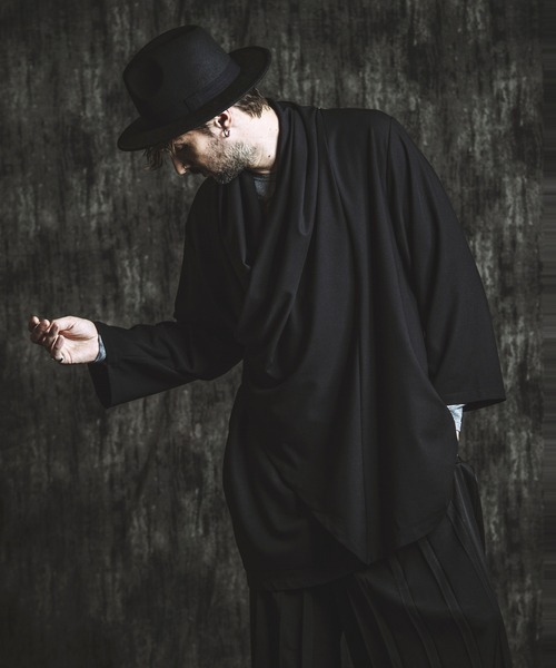 NO ID.(ノーアイディ)の「【NO ID.】Multi-Way Drape Gown / マルチ ウェイ ドレープ ガウン(カーディガン/ボレロ・メンズ・その他23/ブラック・ONE SIZE)」の17枚目の写真