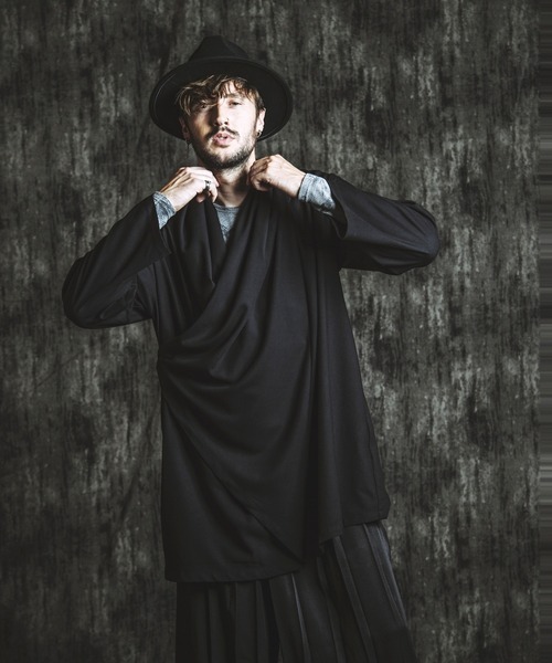 NO ID.(ノーアイディ)の「【NO ID.】Multi-Way Drape Gown / マルチ ウェイ ドレープ ガウン(カーディガン/ボレロ・メンズ・その他23/ブラック・ONE SIZE)」の18枚目の写真