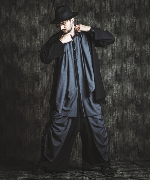 NO ID.(ノーアイディ)の「【NO ID.】Multi-Way Drape Gown / マルチ ウェイ ドレープ ガウン(カーディガン/ボレロ・メンズ・その他23/ブラック・ONE SIZE)」の16枚目の写真
