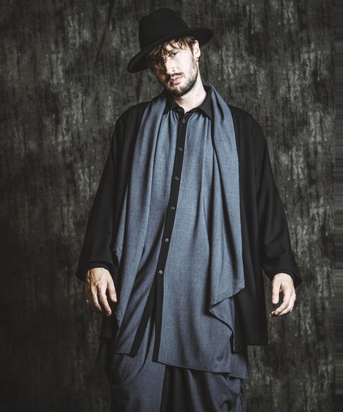 NO ID.(ノーアイディ)の「【NO ID.】Multi-Way Drape Gown / マルチ ウェイ ドレープ ガウン(カーディガン/ボレロ・メンズ・その他23/ブラック・ONE SIZE)」の12枚目の写真