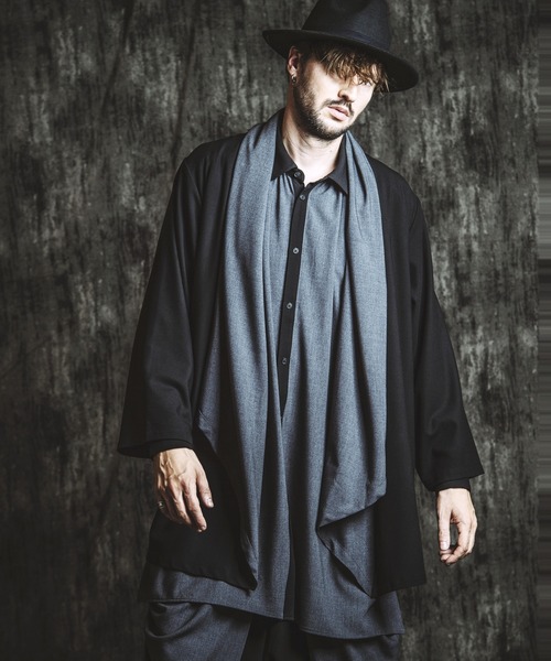 NO ID.(ノーアイディ)の「【NO ID.】Multi-Way Drape Gown / マルチ ウェイ ドレープ ガウン(カーディガン/ボレロ・メンズ・その他23/ブラック・ONE SIZE)」の11枚目の写真