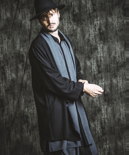 NO ID.(ノーアイディ)の「【NO ID.】Multi-Way Drape Gown / マルチ ウェイ ドレープ ガウン(カーディガン/ボレロ・メンズ・その他23/ブラック・ONE SIZE)」の14枚目の写真